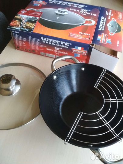 Чугунная сковорода вок