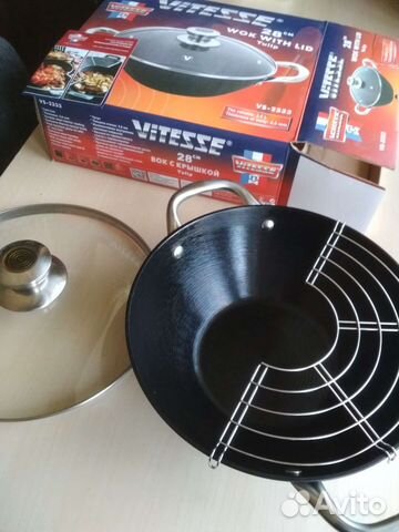 Чугунная сковорода вок