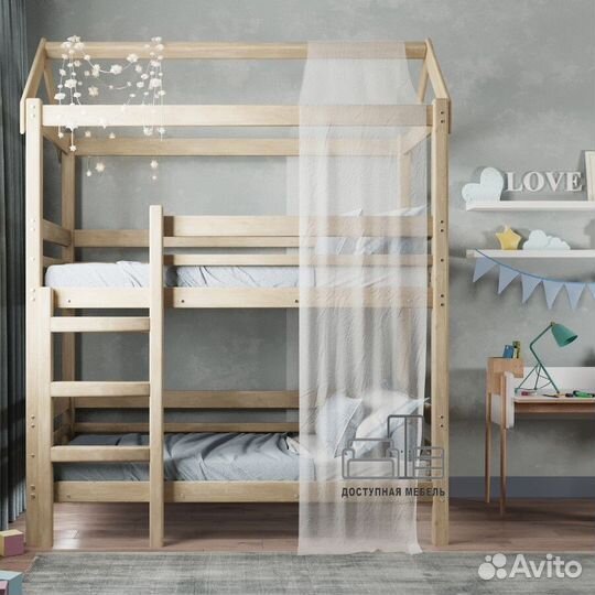 Двухъярусная кровать детская
