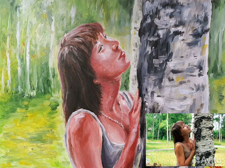 Портрет маслом по фото