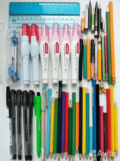 Канцтовары, много разных