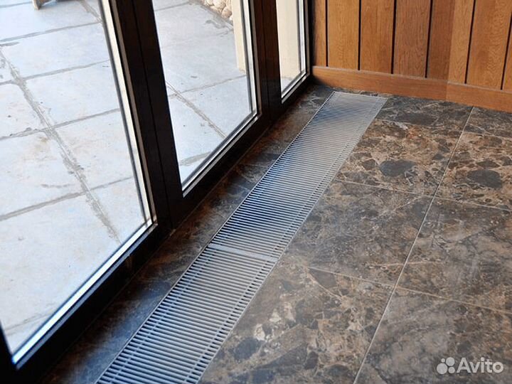 Внутрипольный конвектор Много размеров techno