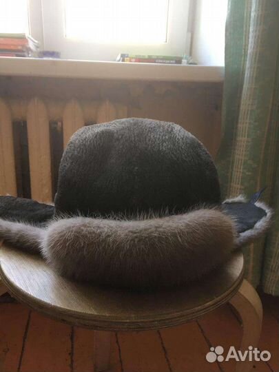 Норковая шапка мужская