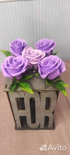 Цветы из мыла