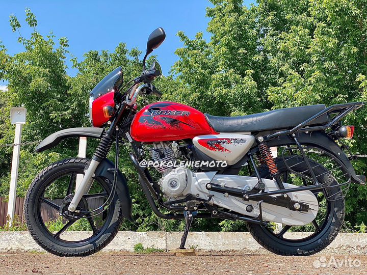 Мотоцикл Bajaj Boxer BM 125 X 5кпп черный
