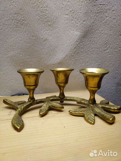 Подсвечник из латунь