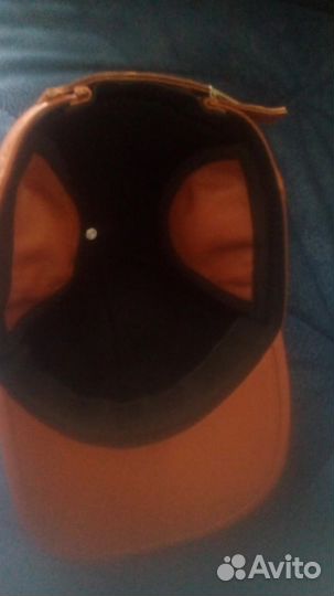 Кепка женская, натуральная кожа