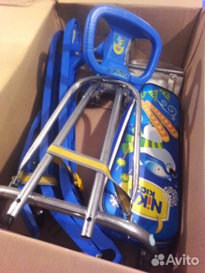 Снегокат Ника Кидс тс4-1/М Олимпийский Мишка