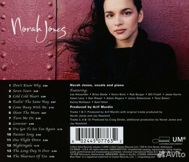 Norah Jones (geb. 1979) - Come Away With Me (20th Anniversary) (1 CD)