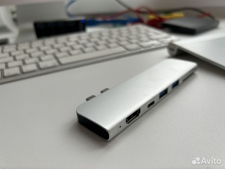Хаб для макбука type c hub macbook