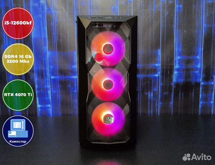 Игровая система i5-RTX4070Ti-16DDR4-UBE5092641-B760