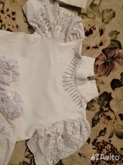 Блузка школьная пакетом 4шт