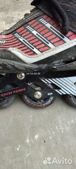 Роликовые коньки детские раздвижные