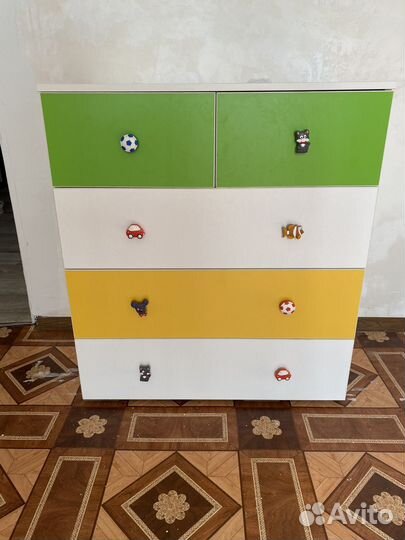 Стеллаж + комод в детскую