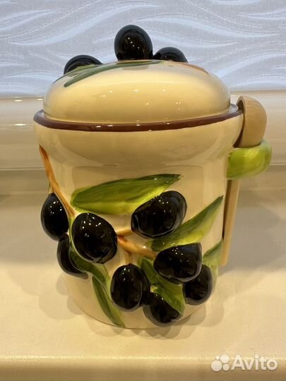 Банка для хранения с ложкой 650 мл