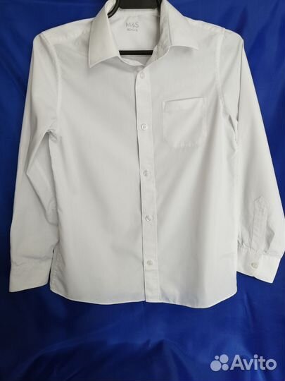 Рубашки школьные 11-12лет