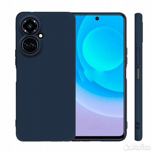 Чехол силиконовый для Tecno Camon 19/19 Pro, темно