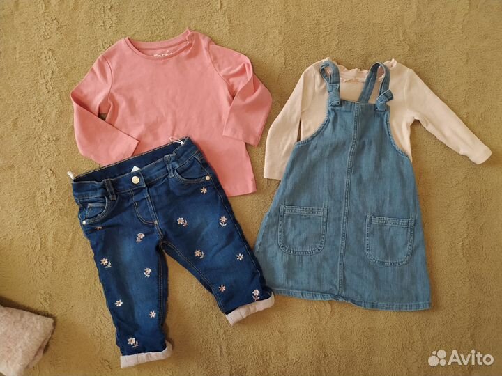 Пакет вещей для девочки 9-12 мес 74-80 см Next