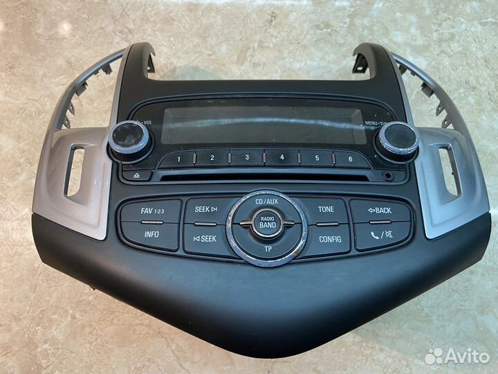 Штатное головное устройство chevrolet cruze