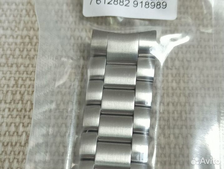 Стальной браслет Omega O020ST1589858 20мм