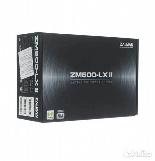 Блок питания zalman zm600-lxii 600w