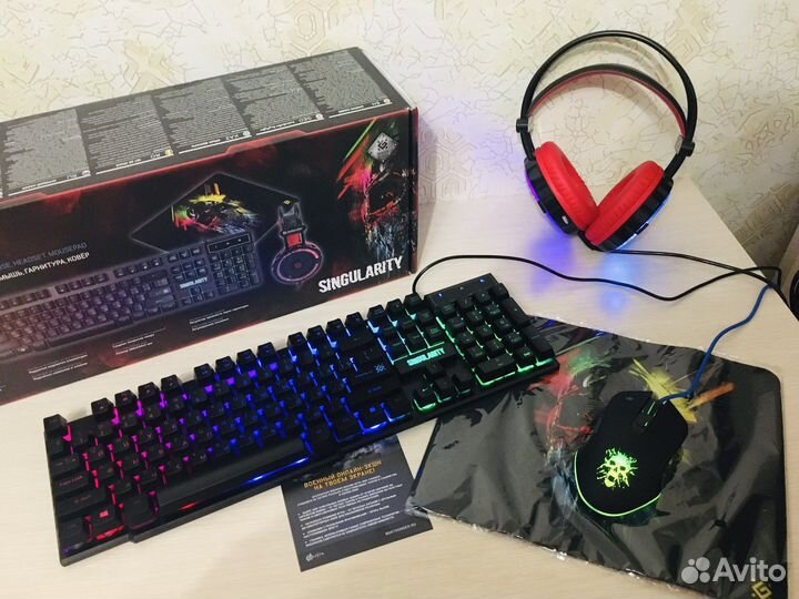 Игровой набор, 4 в 1, новый