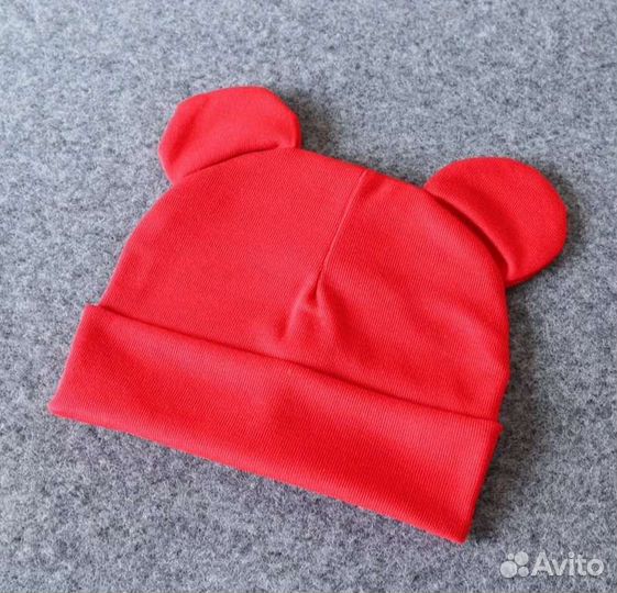 Детская шапка с ушками