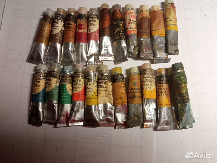 СССР краски,масляные и пентамасляные художеств