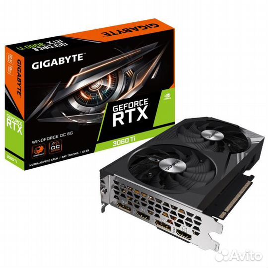 Видеокарта gigabyte GeForce RTX 3060 Ti windforce