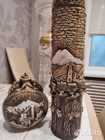 Статуэтка, подсвечник, футляр под вино или коньяк