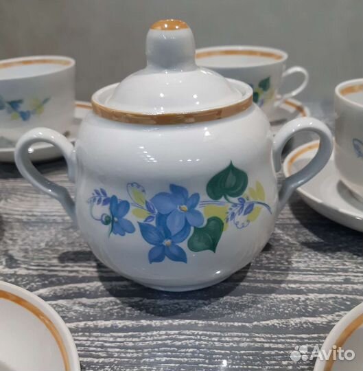 Чайный сервиз фарфор СССР