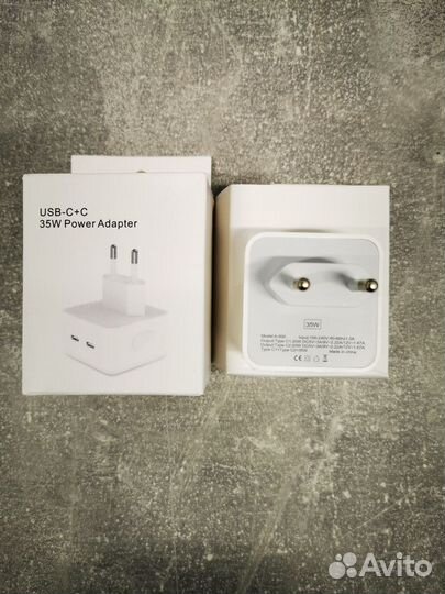 Блок зарядки iPhone 35w два разъема