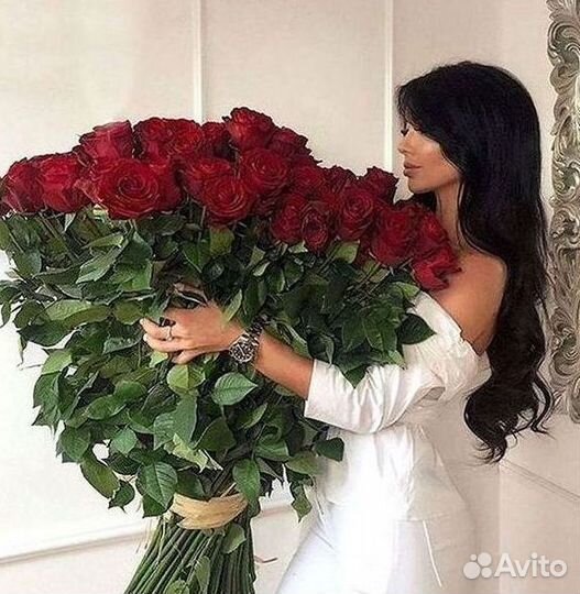Метровые розы с доставкой