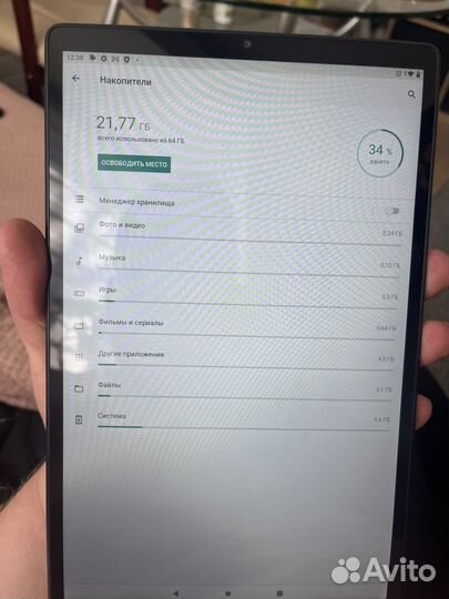 Планшет Lenovo tab m10 fhd plus
