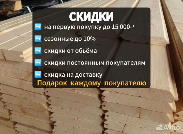 Вагонка имитация бруса купить