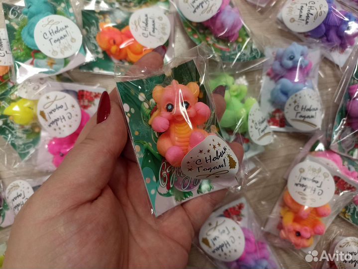 Дракошки из мыла ручной работы