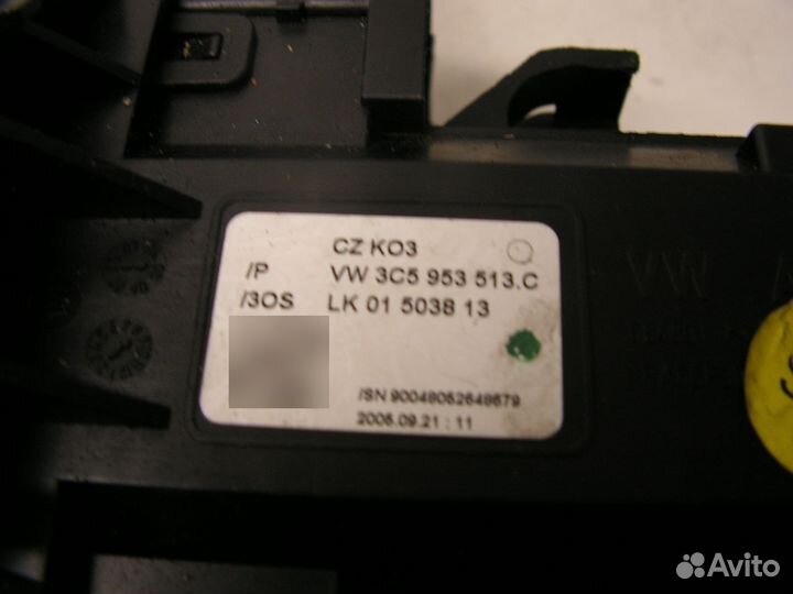 Подрулевой переключатель Фольксваген Пассат 2005г