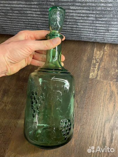 Графин стеклянный с пробкой