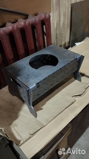 Подарочный разборный мангал,4мм.рефленка