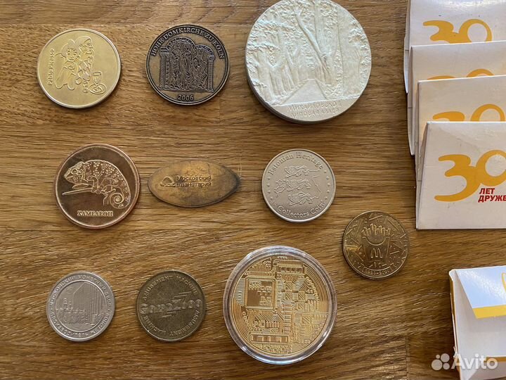 Памятные медали жетоны