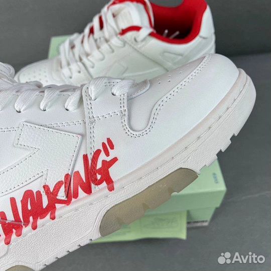 Кроссовки Off White For Walking Red