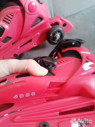 Роликовые коньки детские раздвижные