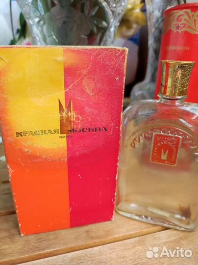 Флакон от одеколона Красная Москва СССР