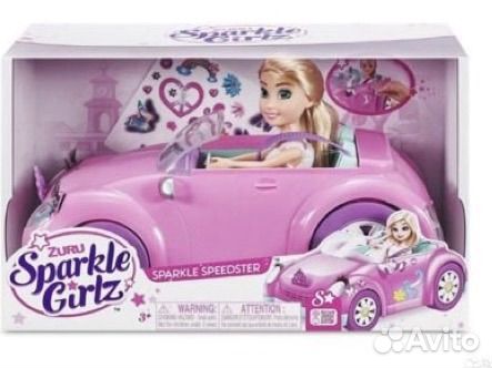 Набор Принцесса и кабриолет розовый