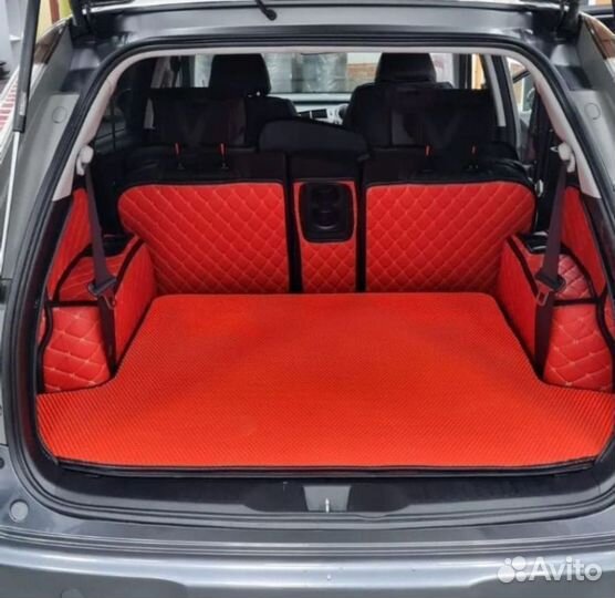 3Д коврики в багажник Hyundai Marcia