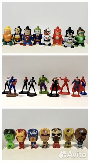 Игрушки Фигурки Marvel Sweet Box Киндер разные