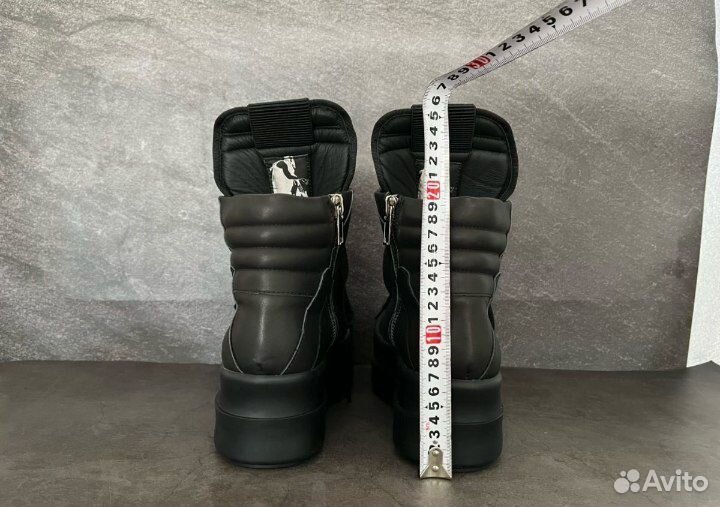 Rick owens geobasket triple black высокие