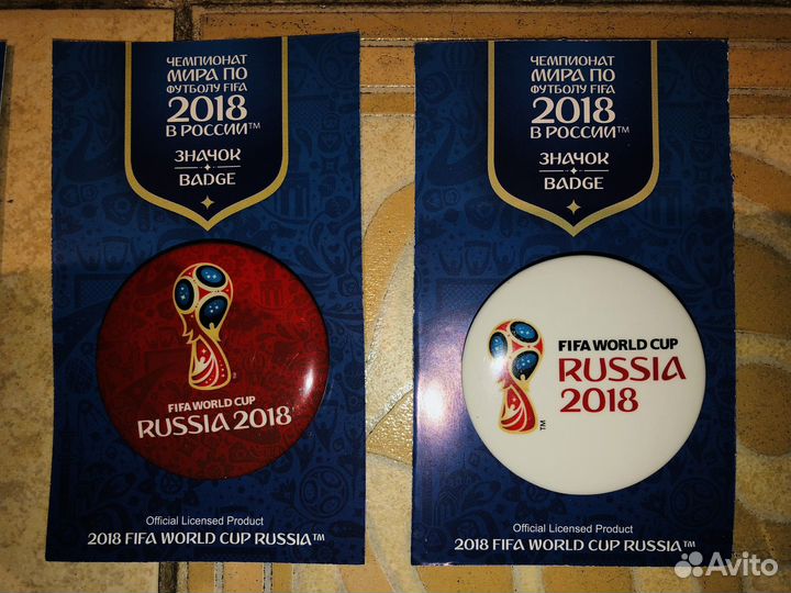 Значки чм по футболу fifa Россия 2018