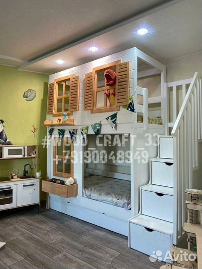 Кровать в виде домика