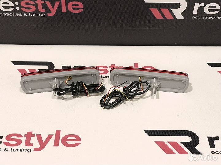 Фонари в задний бампер Cygnus / LX 470 Неон